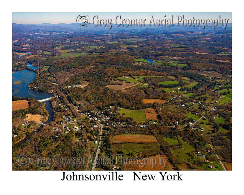 Aerial Photo of Johnsonville, New York