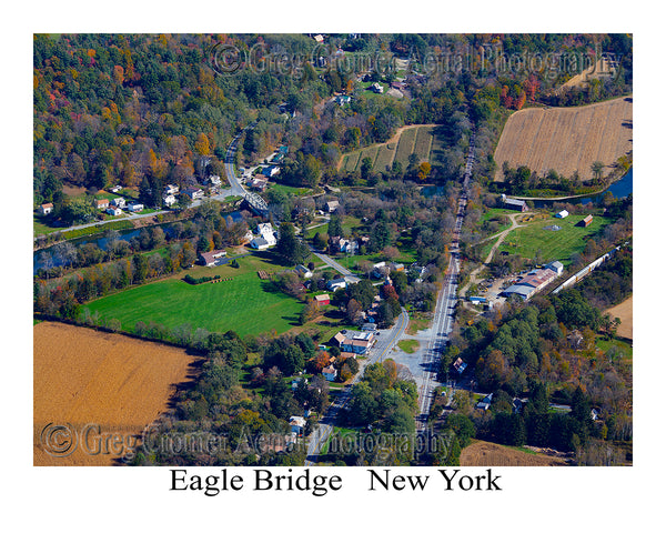 Aerial Photo of Eagle Bridge, New York
