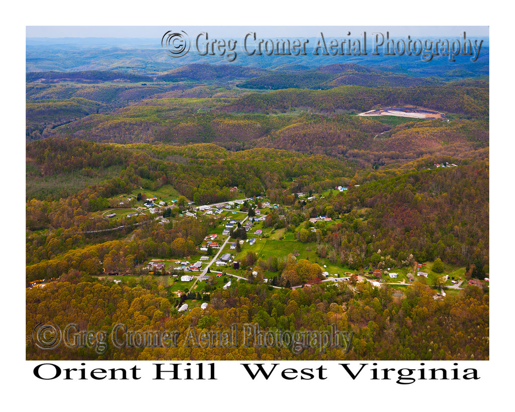 Aerial Photo of Orient Hill, West Virginia