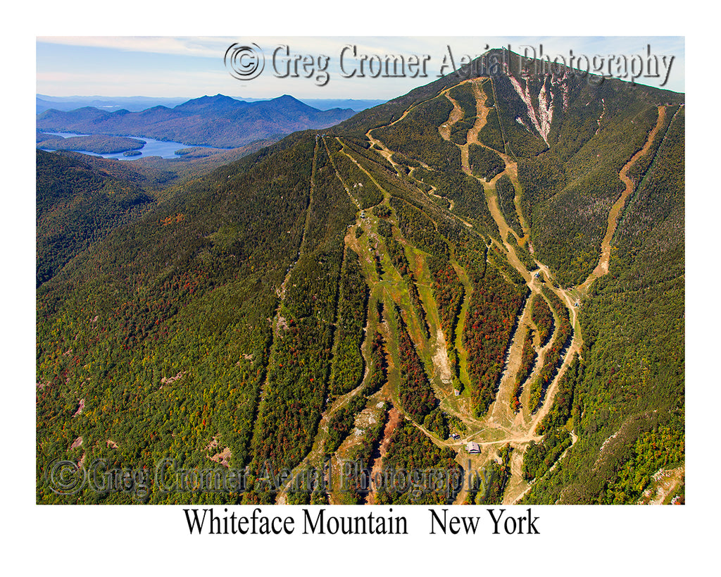 Aerial Photo of Whiteface Mountain, New York