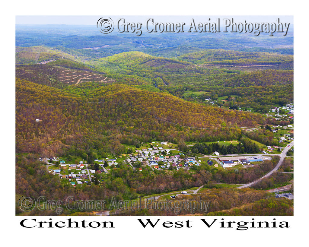 Aerial Photo of Crichton, West Virginia