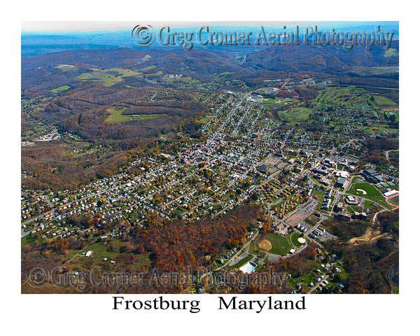 Aerial Photo of Frostburg, Maryland
