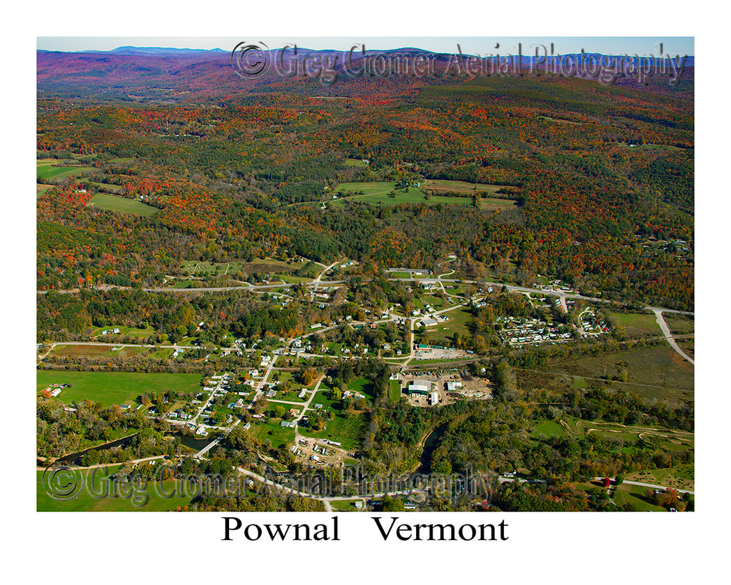 Aerial Photo of Pownal, Vermont