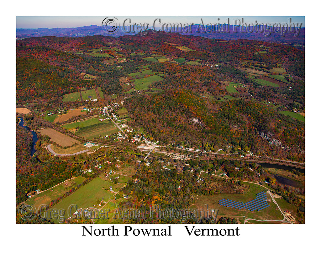 Aerial Photo of North Pownal, Vermont