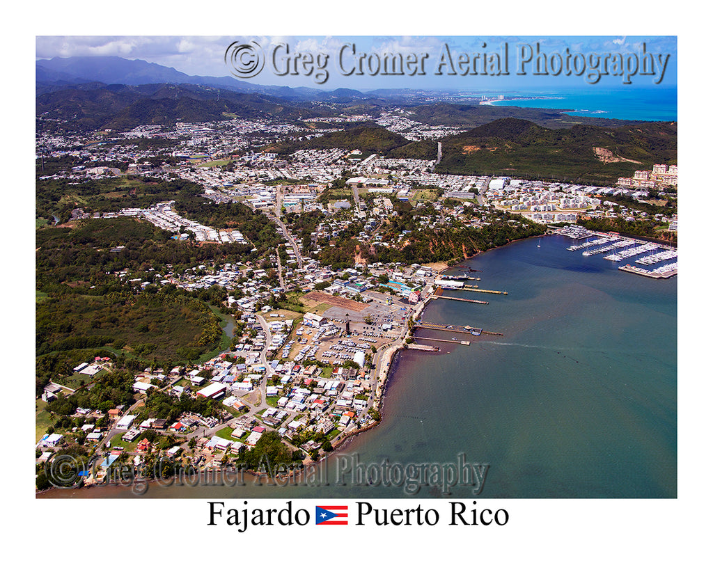 Aerial Photo of Fajardo, Puerto Rico