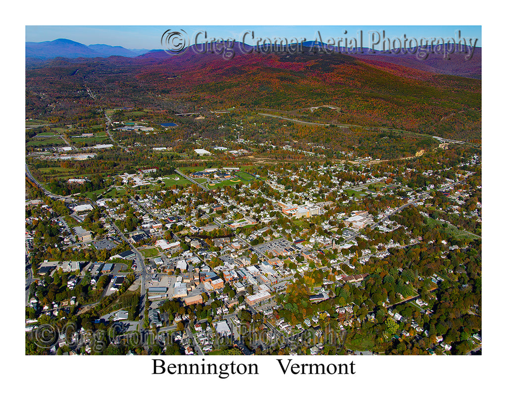 Aerial Photo of Bennington, Vermont