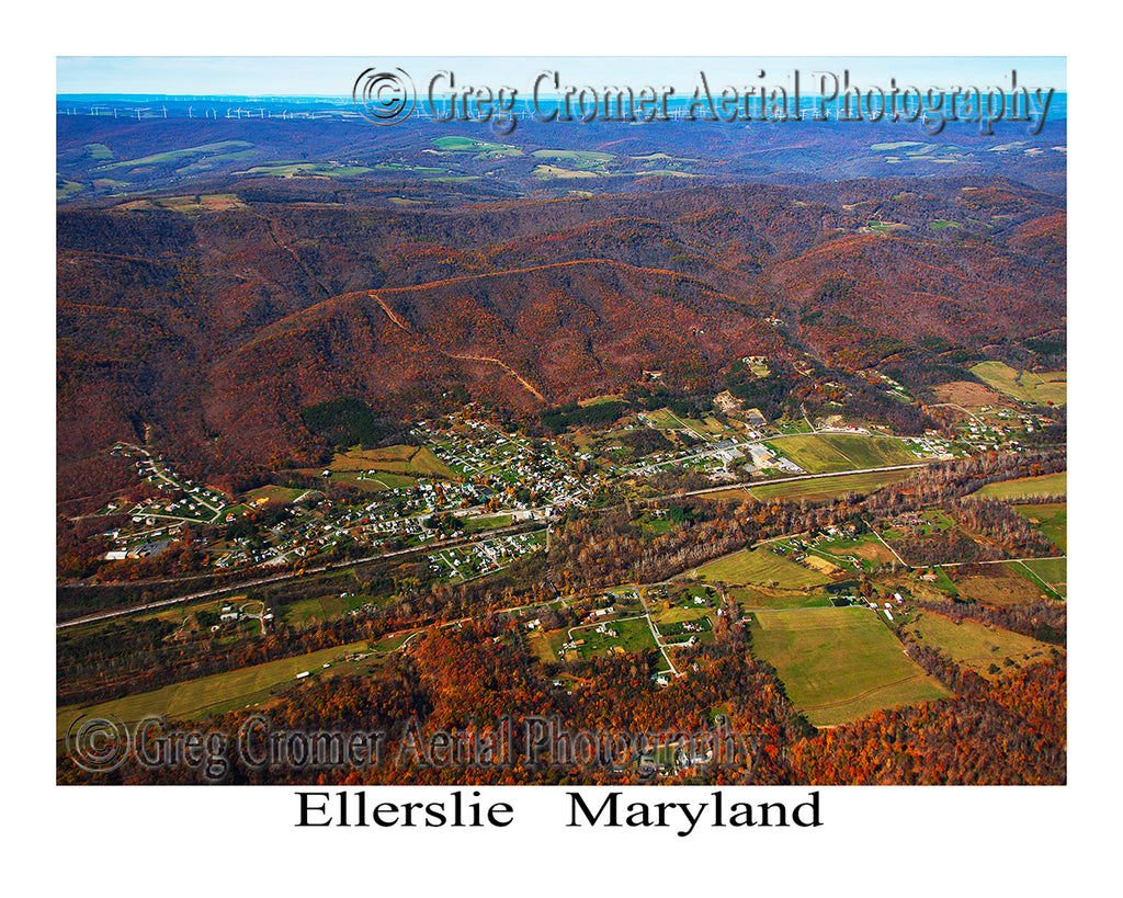 Aerial Photo of Ellerslie, Maryland