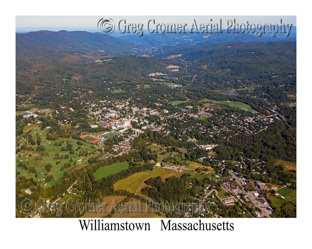 Aerial Photo of Williamstown, Massachusetts