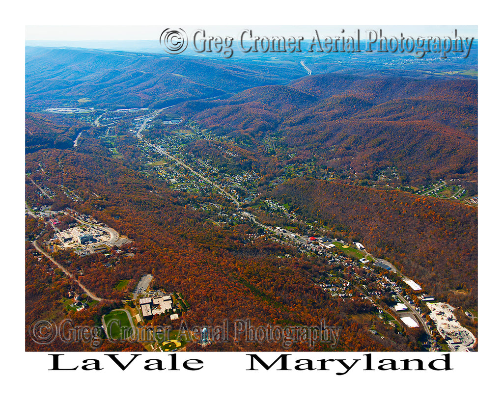 Aerial Photo of LaVale, Maryland