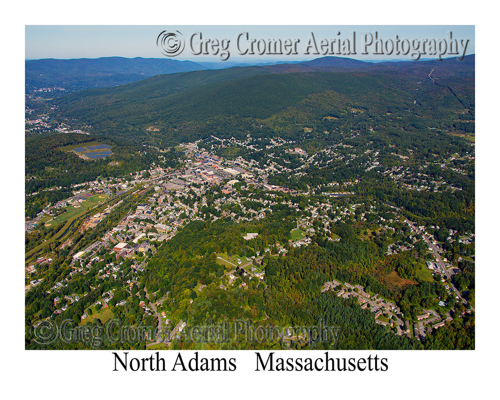 Aerial Photo of North Adams, Massachusetts