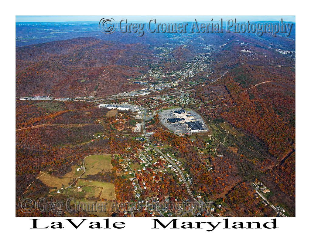 Aerial Photo of LaVale, Maryland