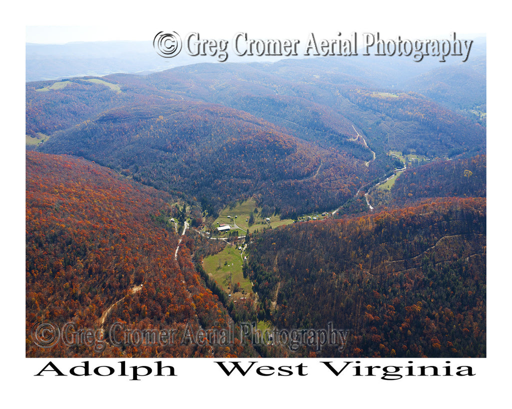 Aerial Photo of Adolph, West Virginia