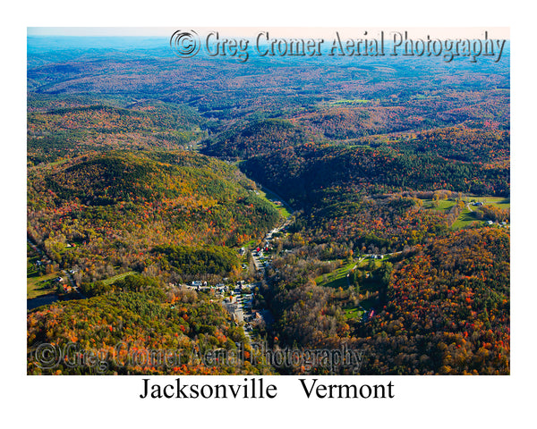 Aerial Photo of Jacksonville, Vermont