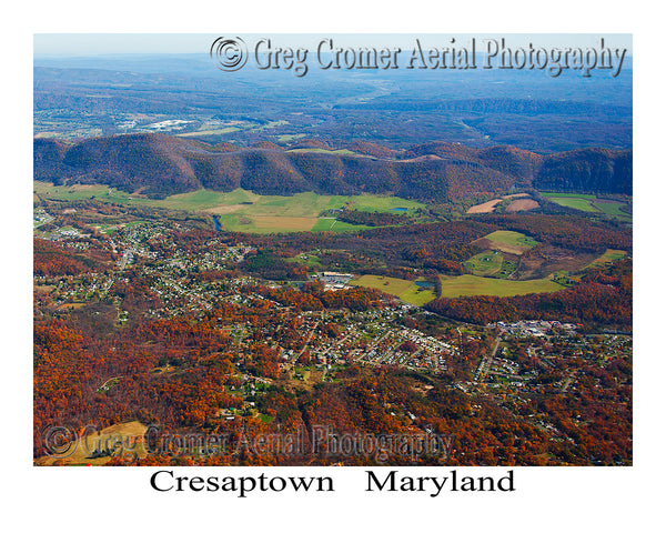 Aerial Photo of Cresaptown, Maryland