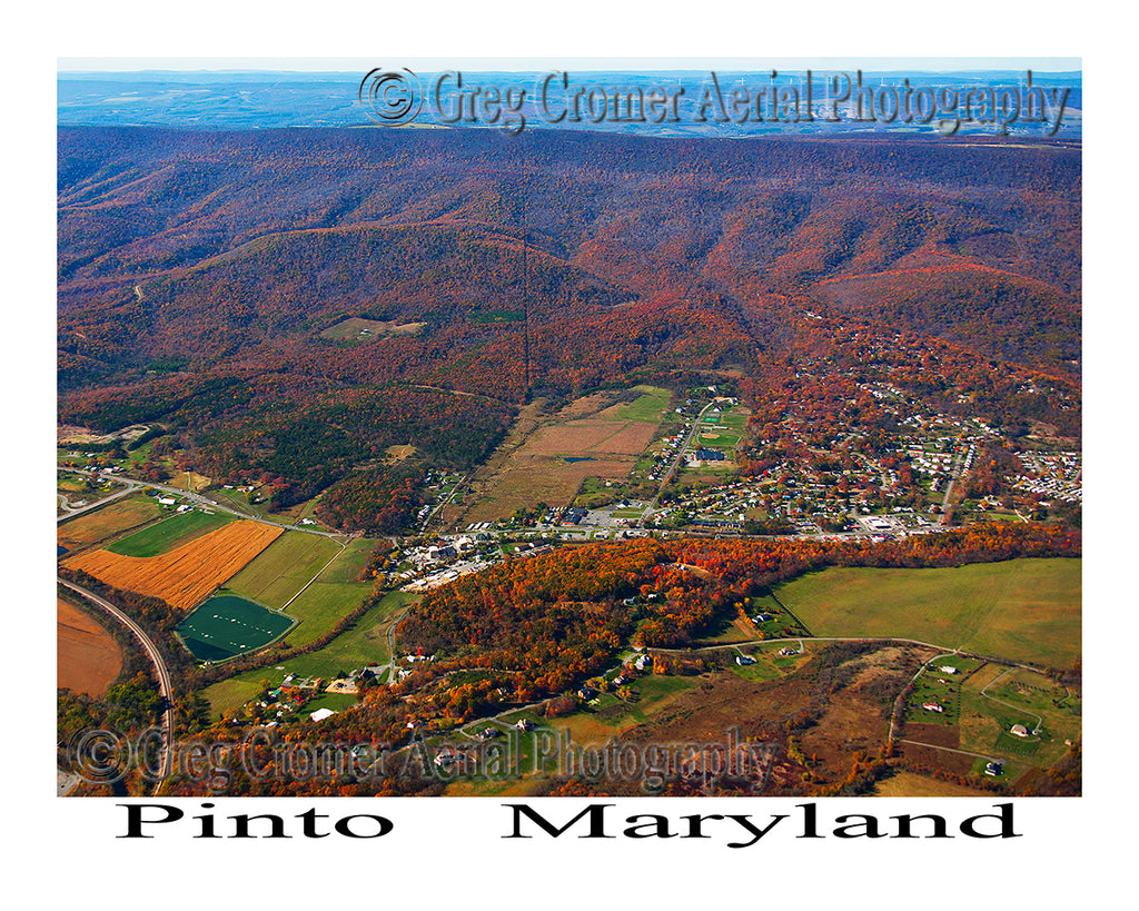 Aerial Photo of Pinto, Maryland