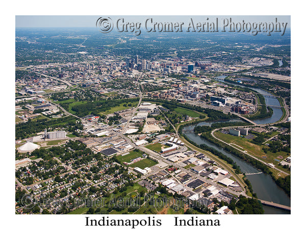 Aerial Photo of Indianapolis, Indiana