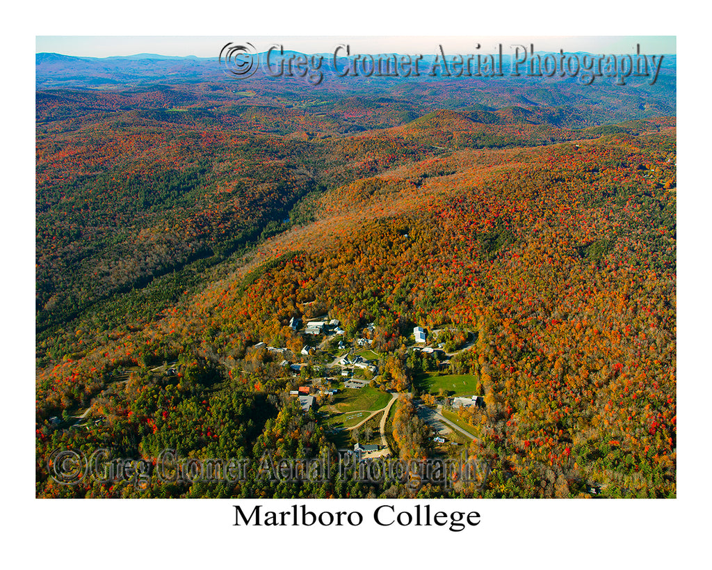 Aerial Photo of Marlboro College, Marlboro, Vermont