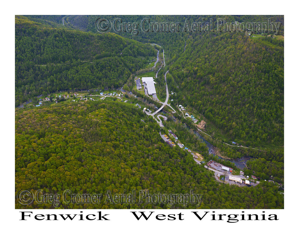 Aerial Photo of Fenwick, West Virginia