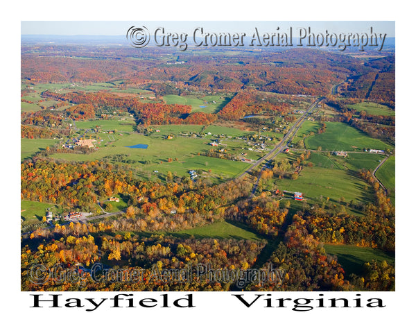 Aerial Photo of Hayfield, Virginia