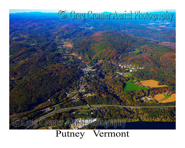 Aerial Photo of Putney, Vermont