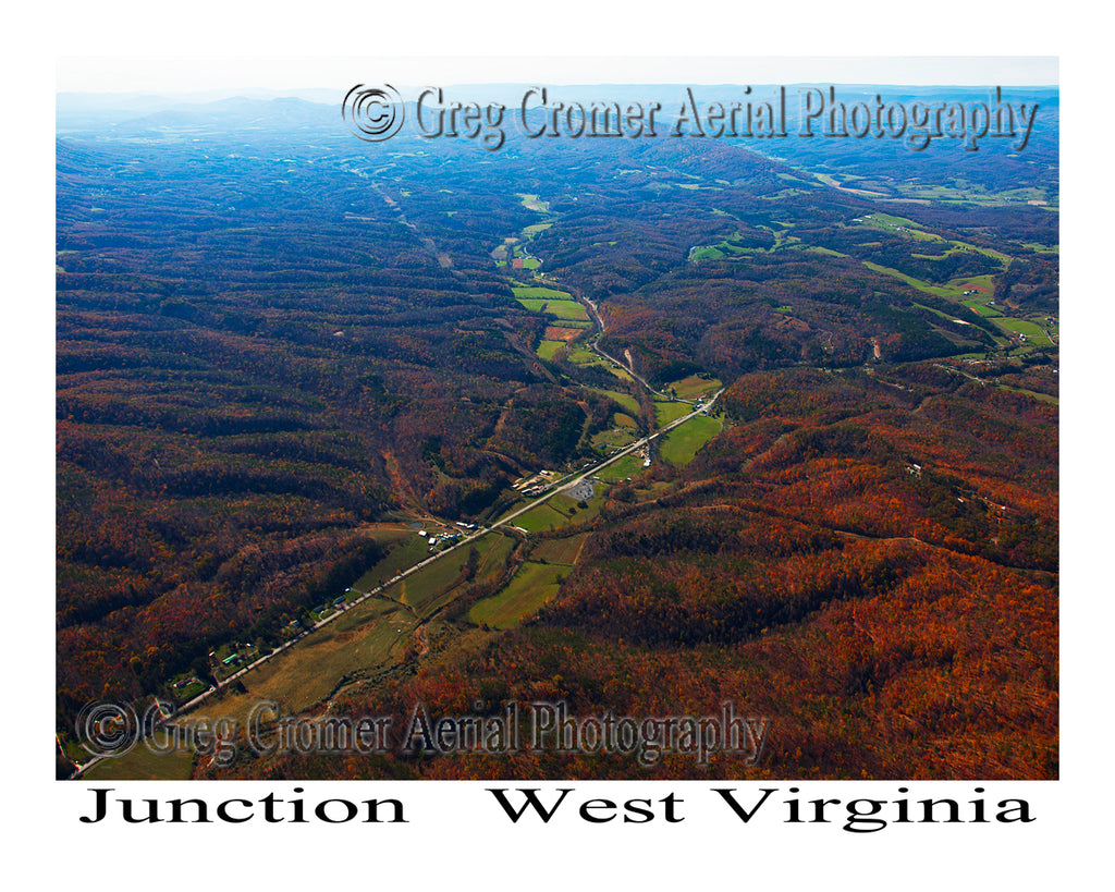 Aerial Photo of Junction, West Virginia