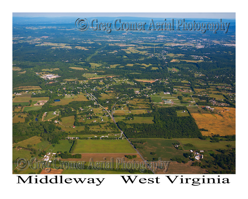Aerial Photo of Middleway, West Virginia