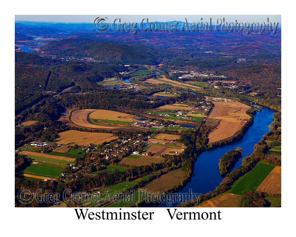 Aerial Photo of Westminster, Vermont