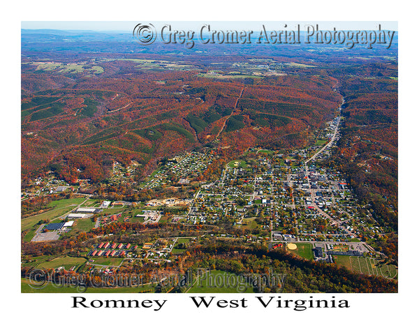 Aerial Photo of Romney, West Virginia