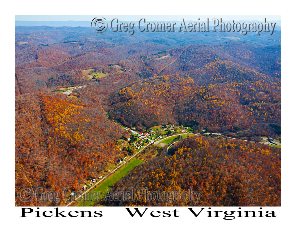 Aerial Photo of Pickens, West Virginia