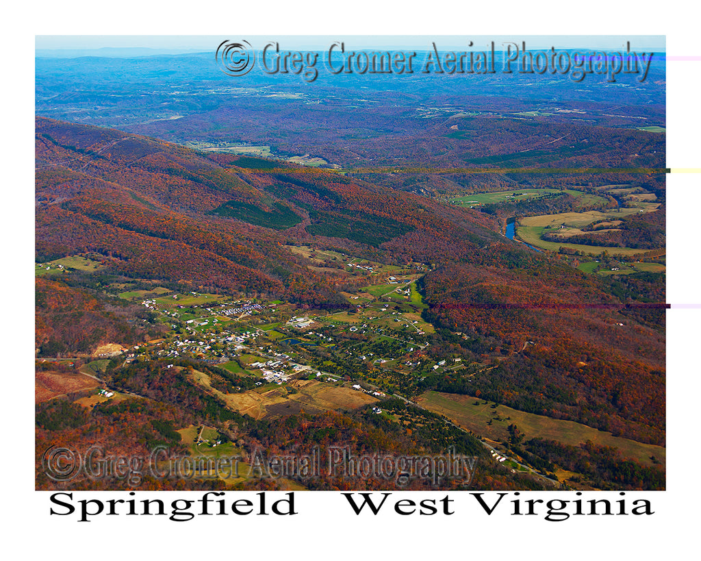 Aerial Photo of Springfield, West Virginia