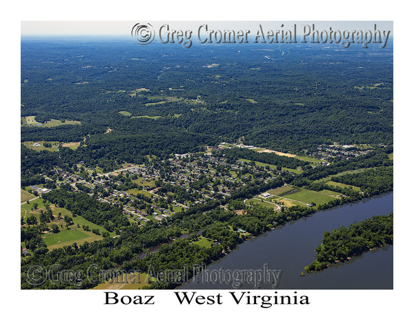 Aerial Photo of Boaz, West Virginia