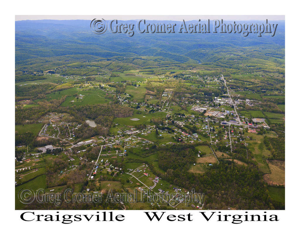 Aerial Photo of Craigsville, West Virginia