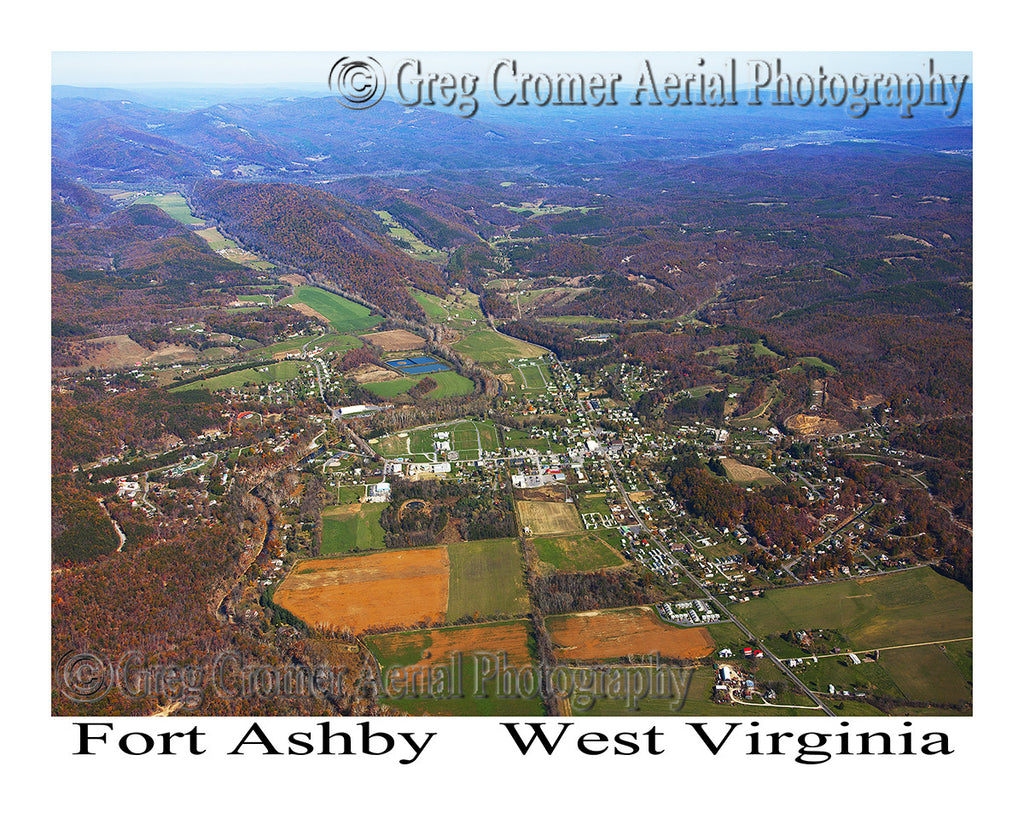 Aerial Photo of Fort Ashby, West Virginia
