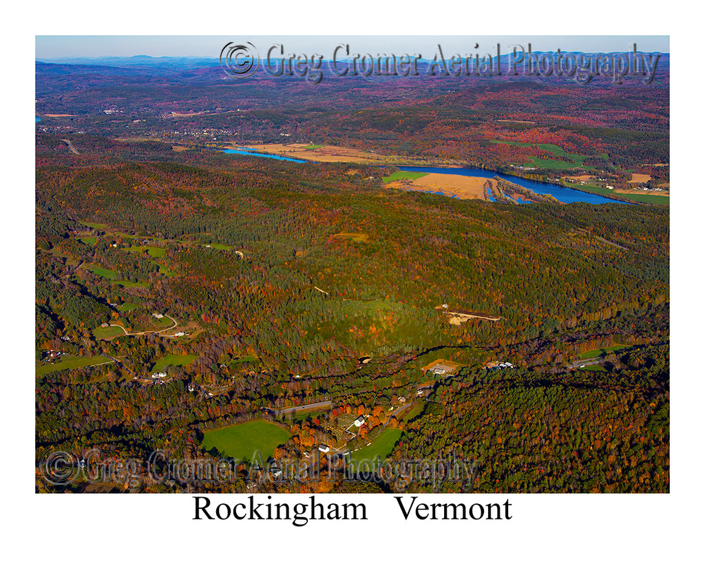 Aerial Photo of Rockingham, Vermont