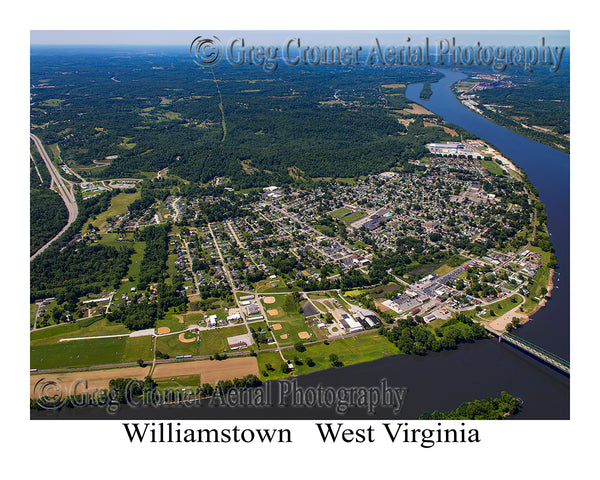 Aerial Photo of Williamstown, West Virginia
