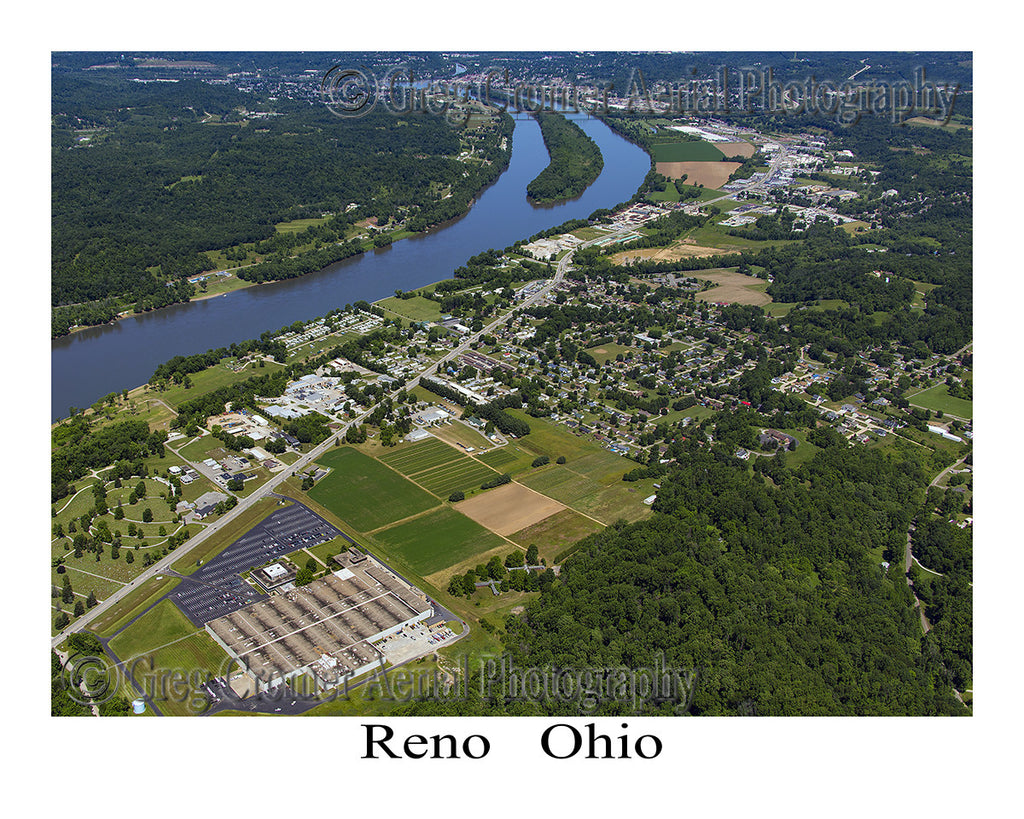 Aerial Photo of Reno, Ohio