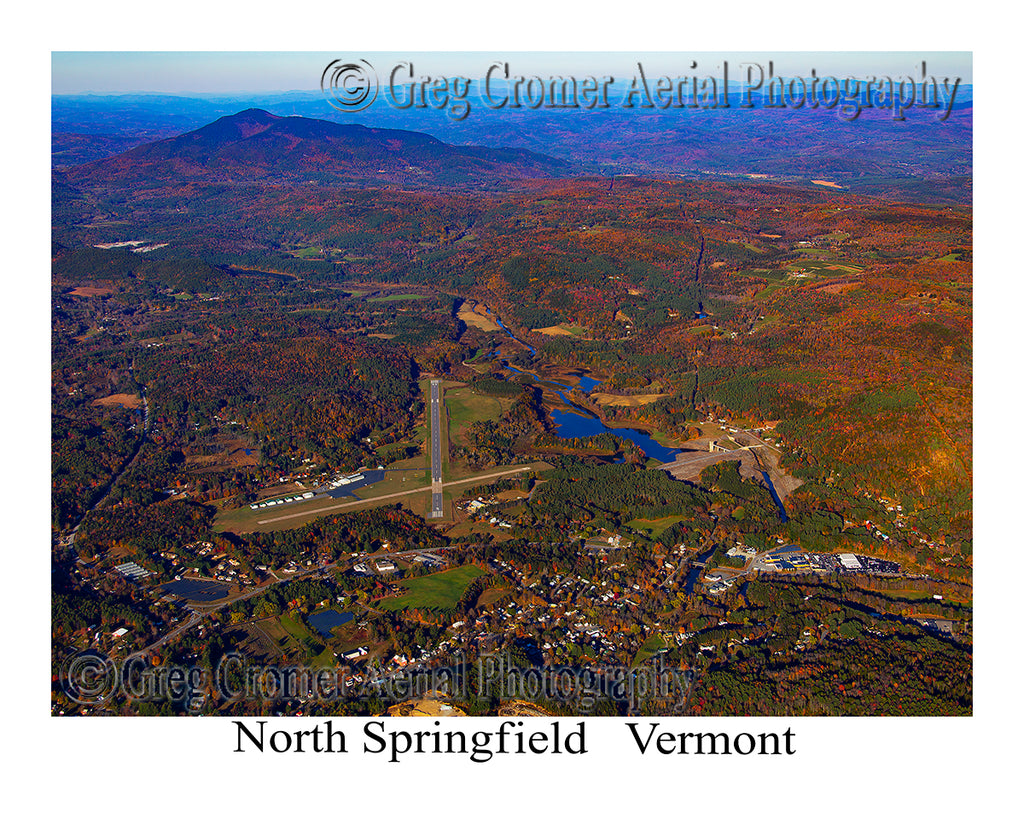Aerial Photo of North Springfield, Vermont