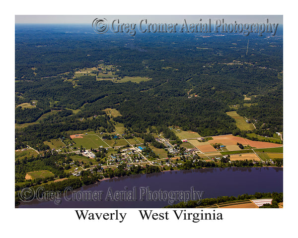 Aerial Photo of Waverly, West Virginia