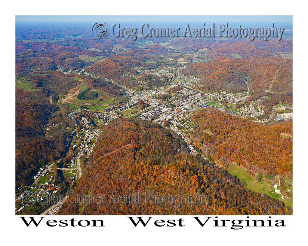 Aerial Photo of Weston, West Virginia