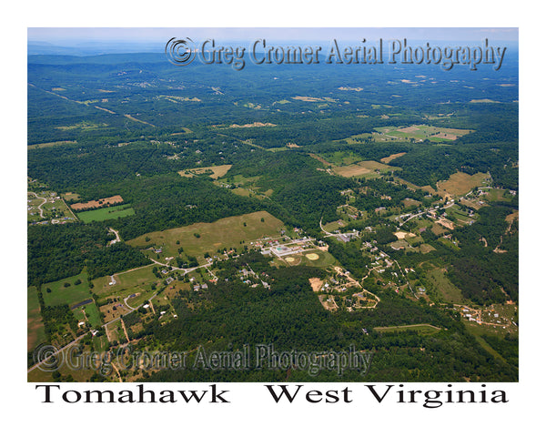 Aerial Photo of Tomahawk, West Virginia
