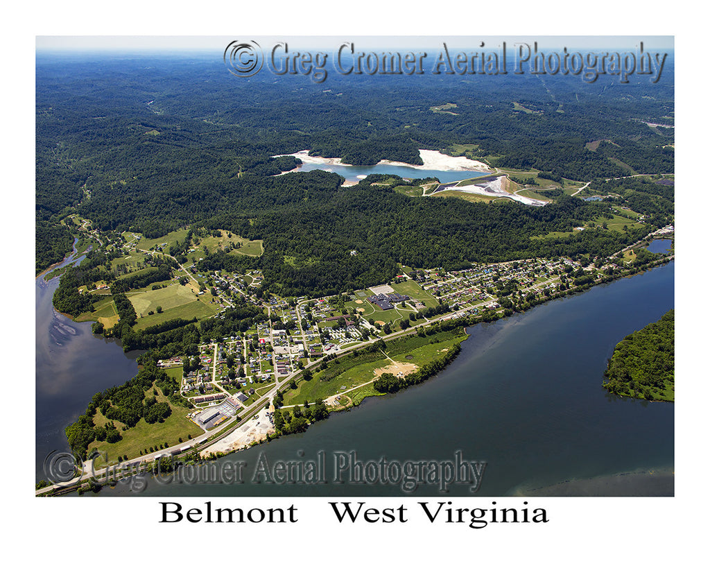 Aerial Photo of Belmont, West Virginia