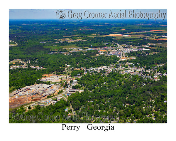 Aerial Photo of Perry, Georgia