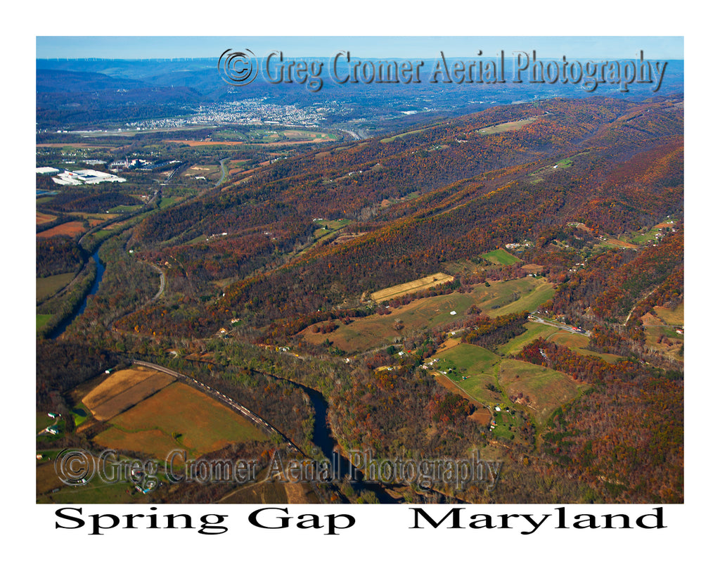 Aerial Photo of Spring Gap, Maryland