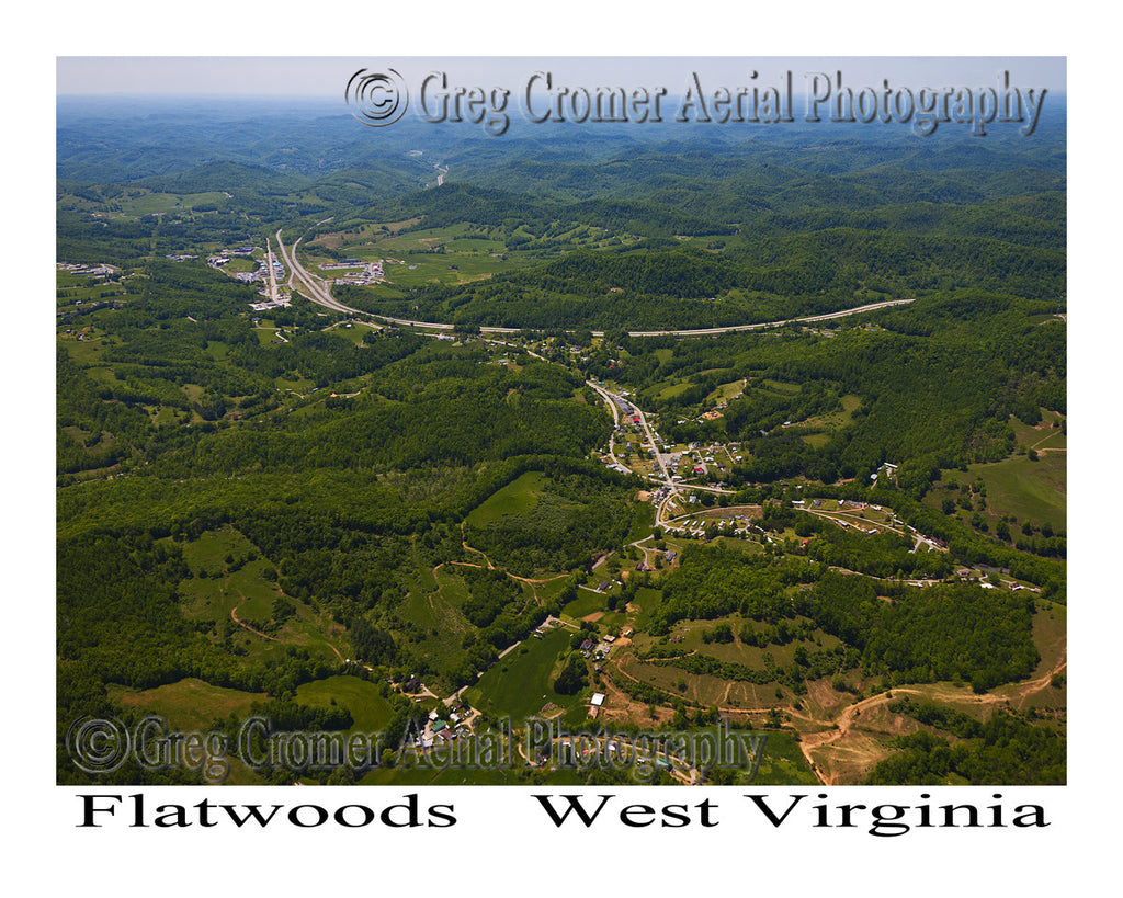 Aerial Photo of Flatwoods, West Virginia