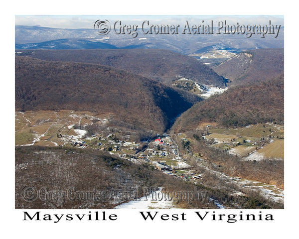 Aerial Photo of Maysville, West Virginia