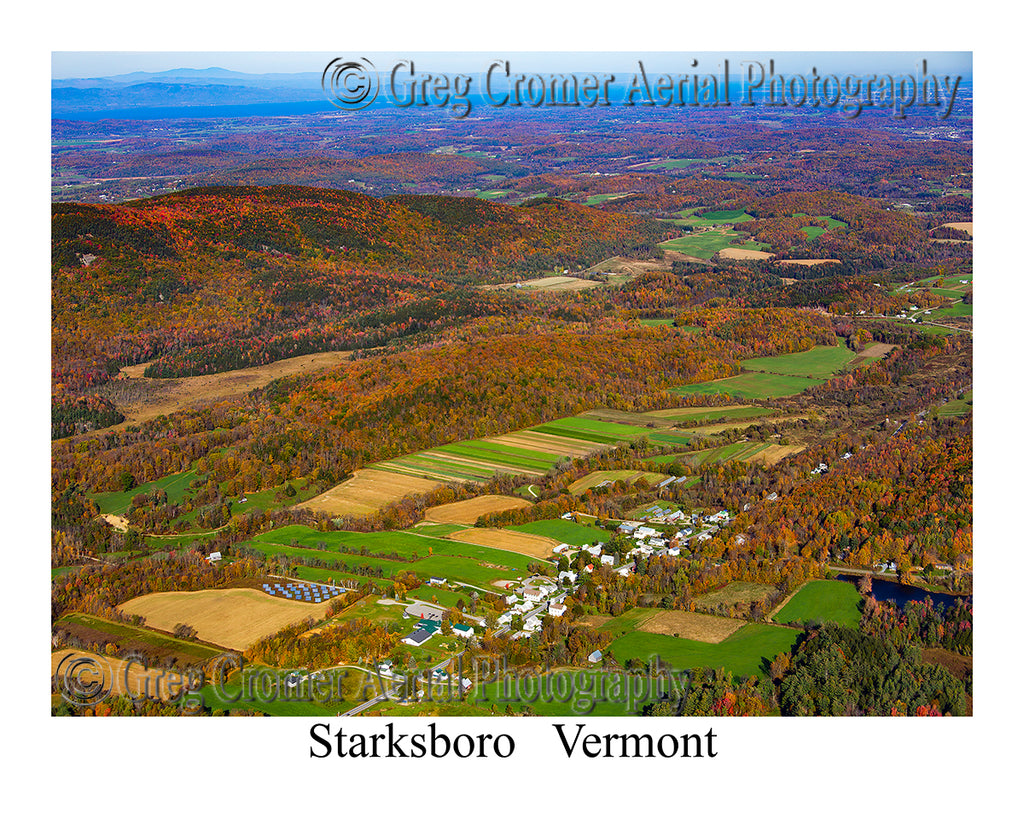 Aerial Photo of Starksboro, Vermont