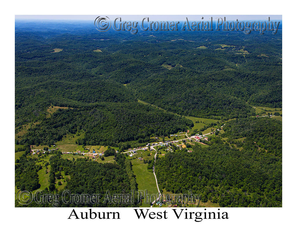 Aerial Photo of Auburn, West Virginia