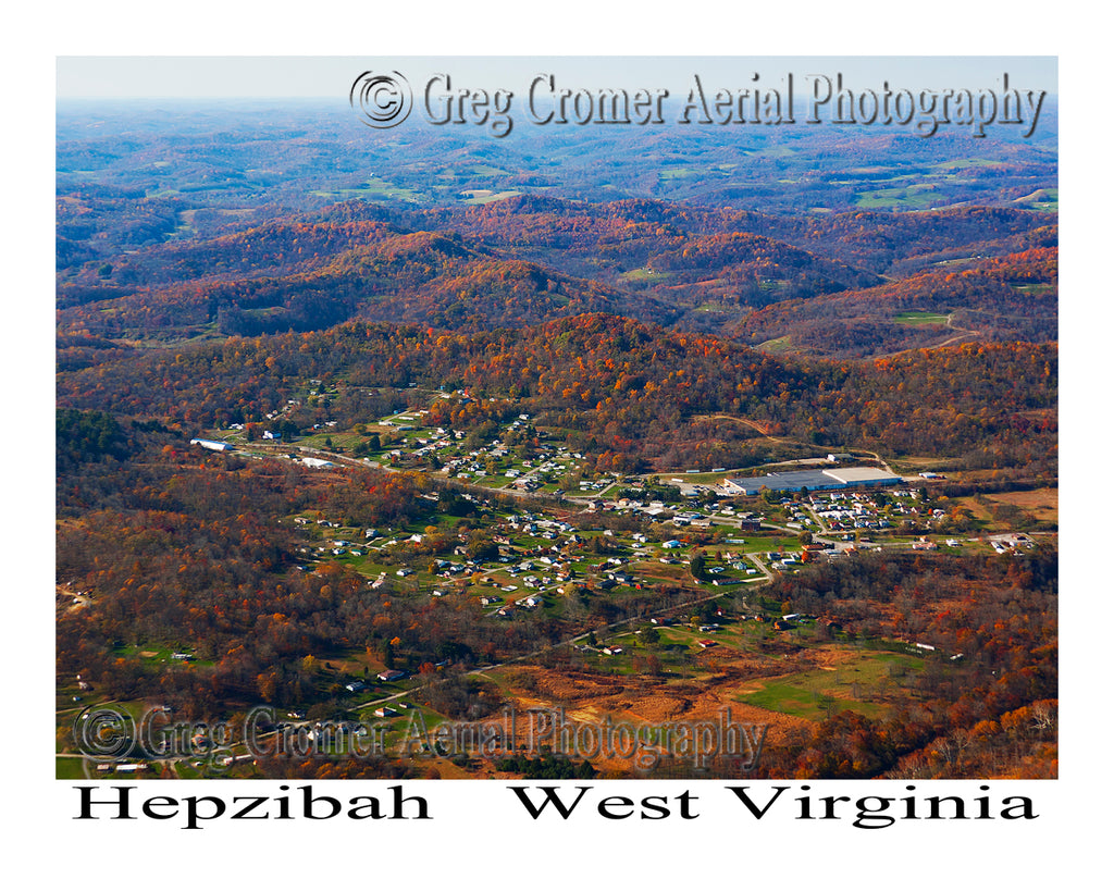 Aerial Photo of Hepzibah, West Virginia
