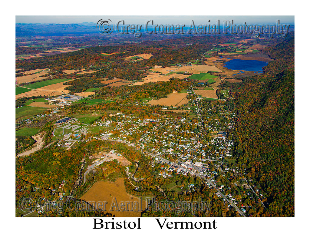 Aerial Photo of Bristol, Vermont