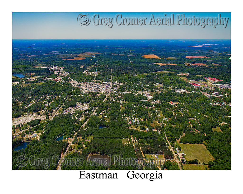 Aerial Photo of Eastman, Georgia